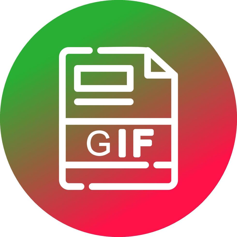 gif kreativ Symbol Design vektor