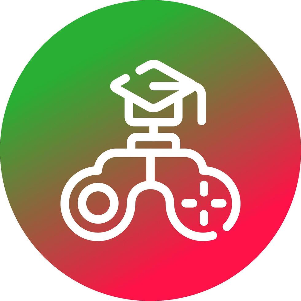 Gamification kreativ Symbol Design vektor