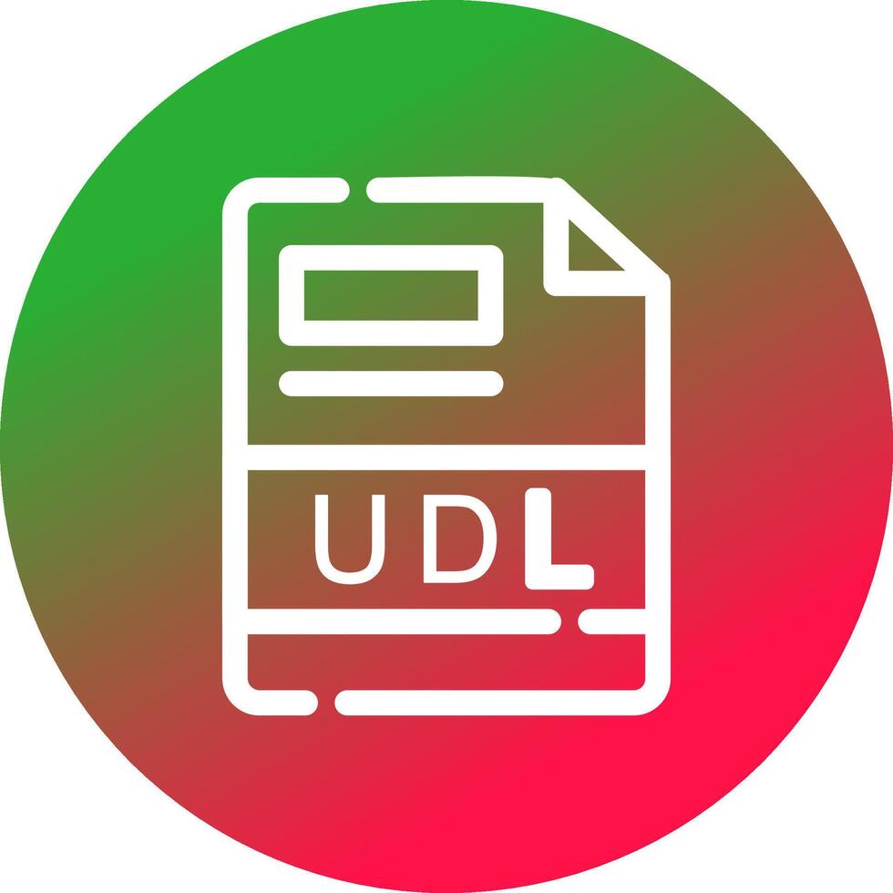 udl kreativ Symbol Design vektor