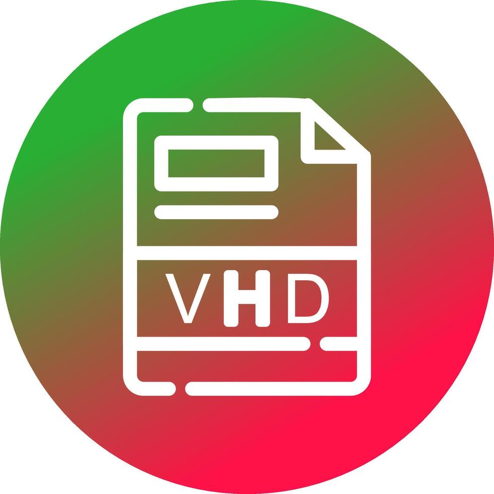 vhd kreativ Symbol Design vektor