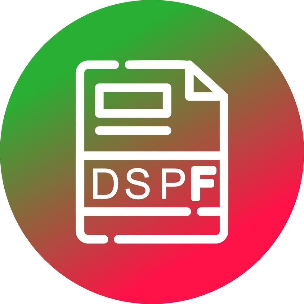 dspf kreativ Symbol Design vektor