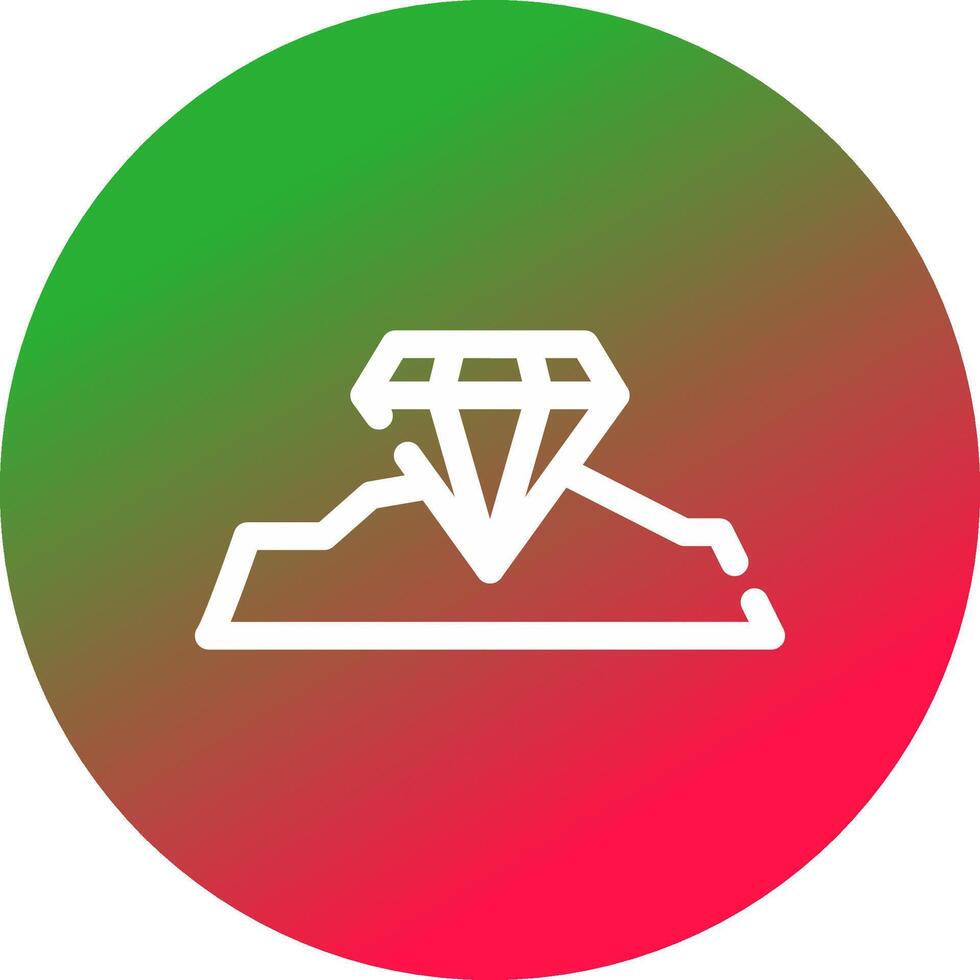 Diamant kreatives Icon-Design vektor