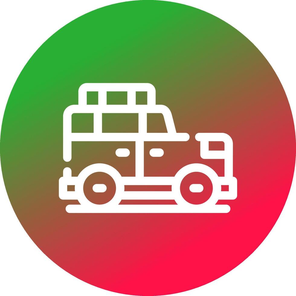 SUV kreatives Icon-Design vektor