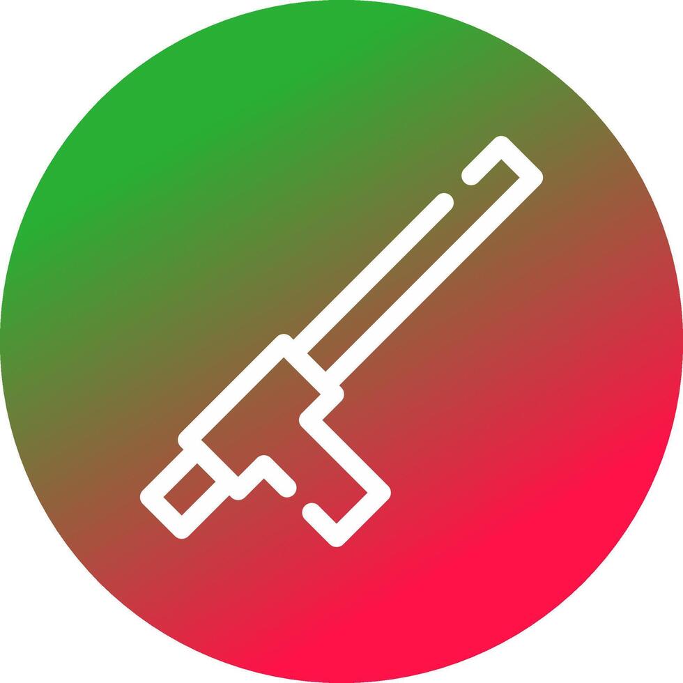 Tonfa kreatives Icon-Design vektor