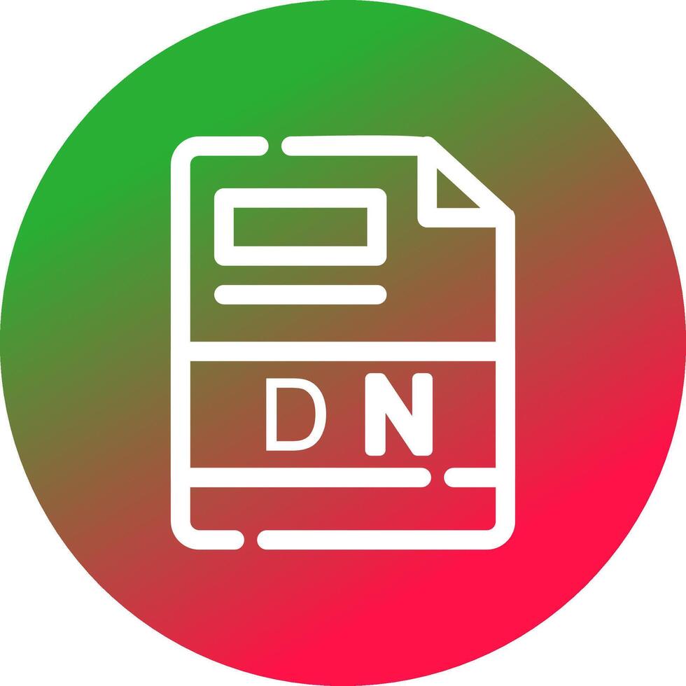 dn kreativ Symbol Design vektor