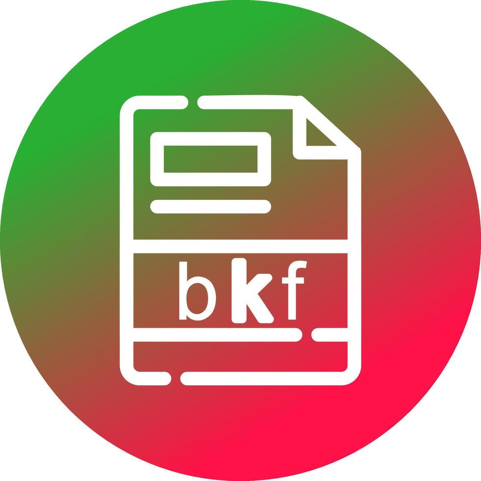 bkf kreativ ikon design vektor