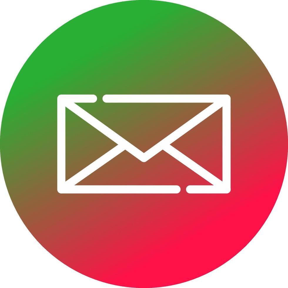 E-Mail kreatives Icon-Design vektor