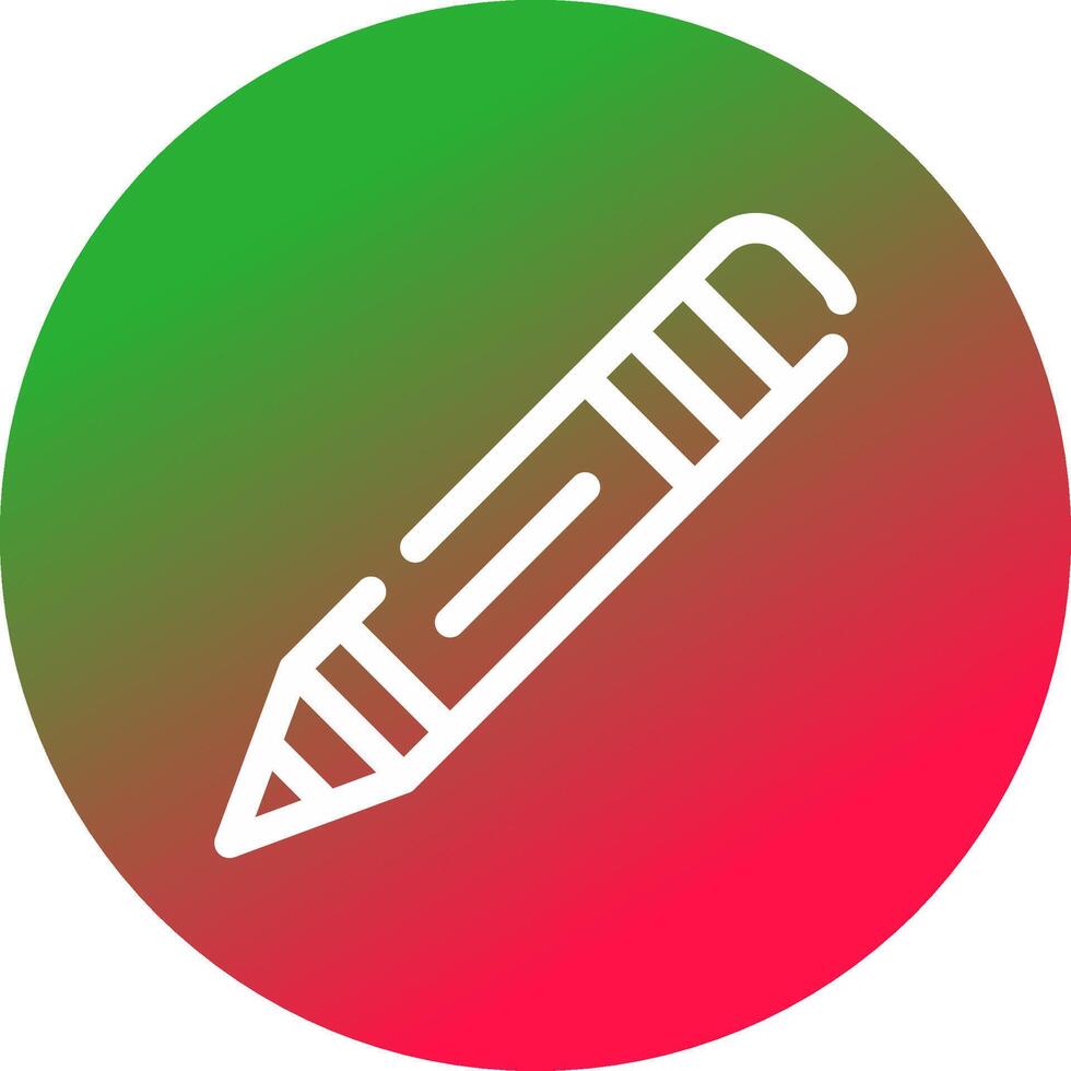 kreatives Icon-Design mit Bleistift vektor