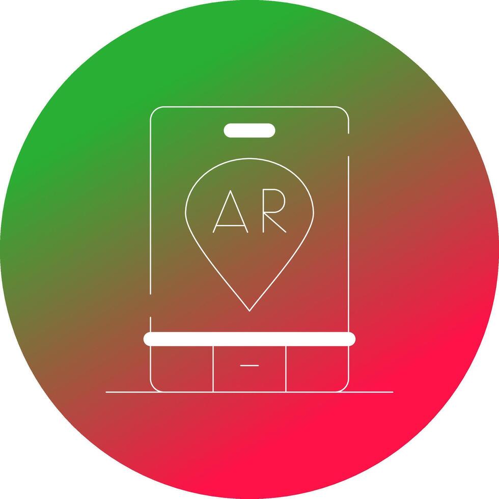 ar Navigation kreativ Symbol Design vektor