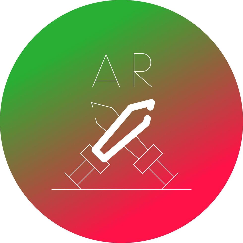 ar Kampf kreativ Symbol Design vektor