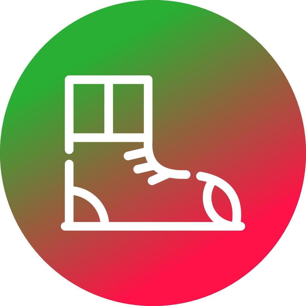 Stiefel kreatives Icon-Design vektor