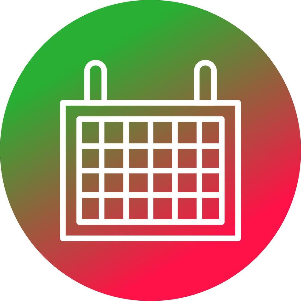 Kalender kreatives Icon-Design vektor