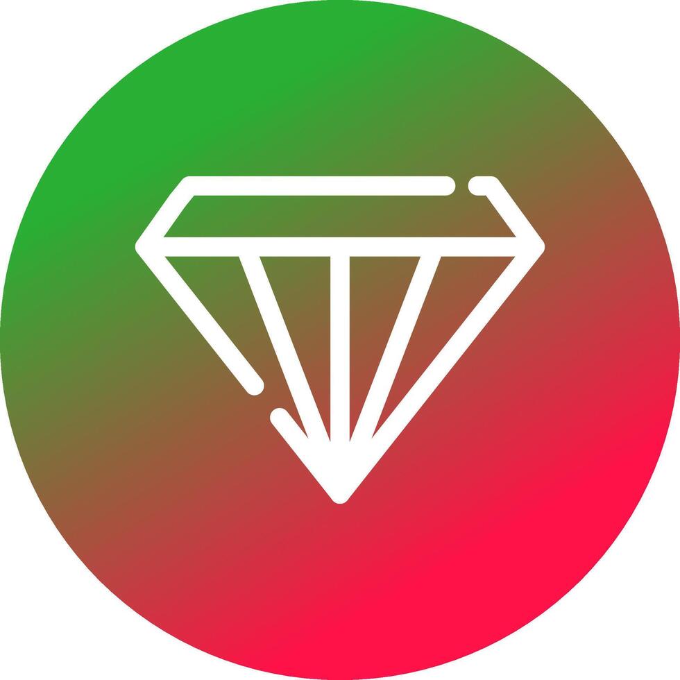 Diamant kreatives Icon-Design vektor