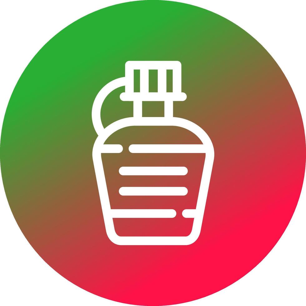 Wasserflasche kreatives Icon-Design vektor