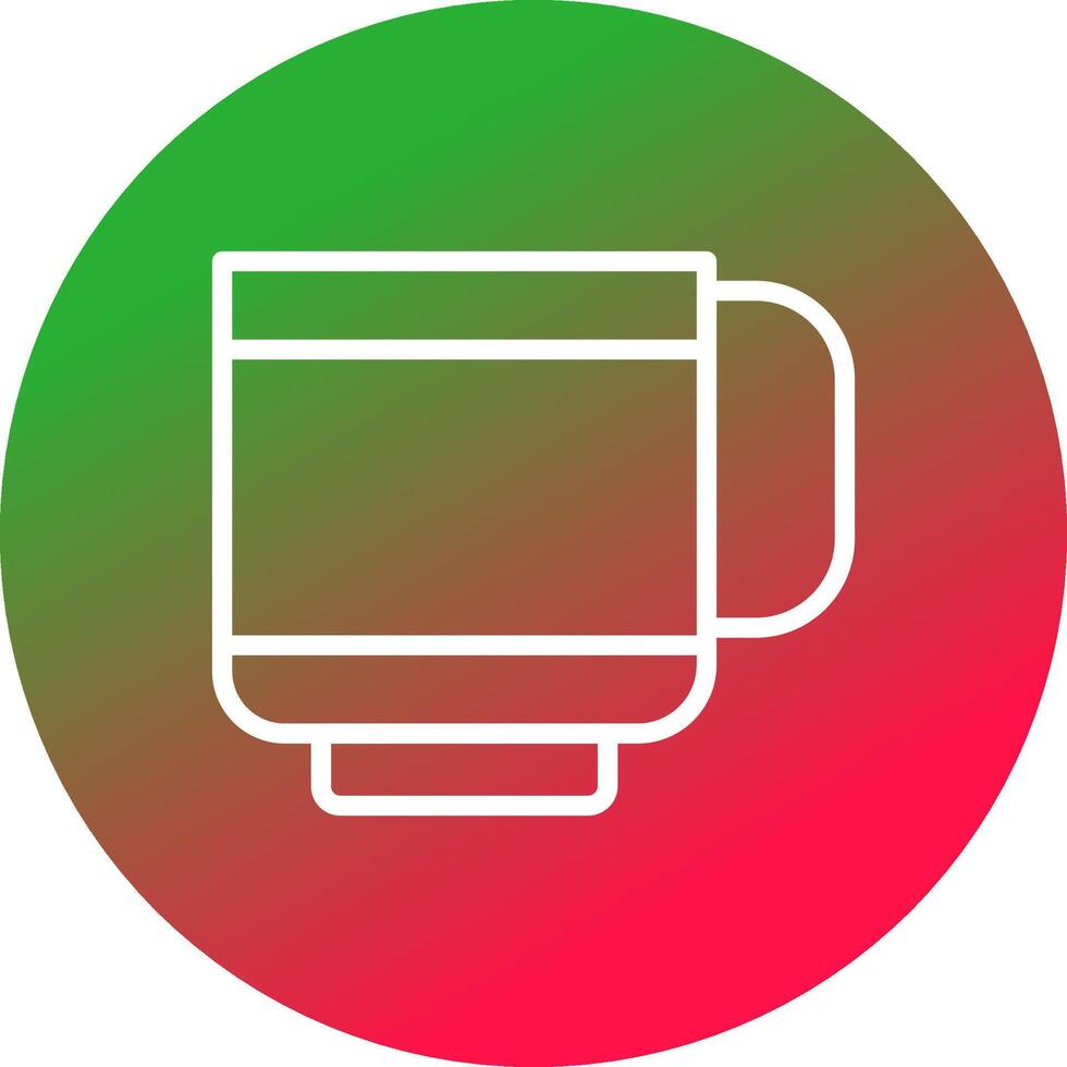 Tasse kreatives Icon-Design vektor