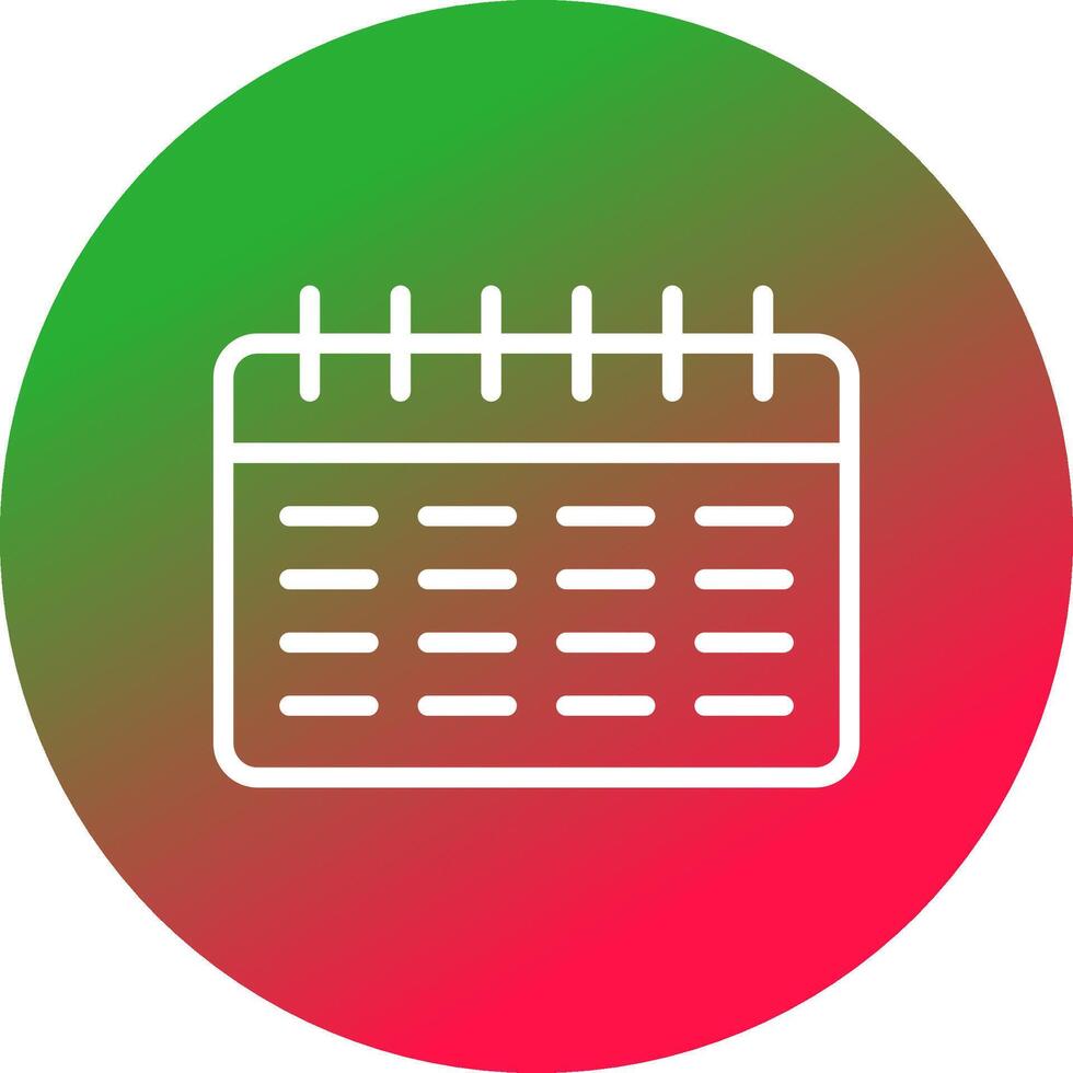 Kalender kreatives Icon-Design vektor