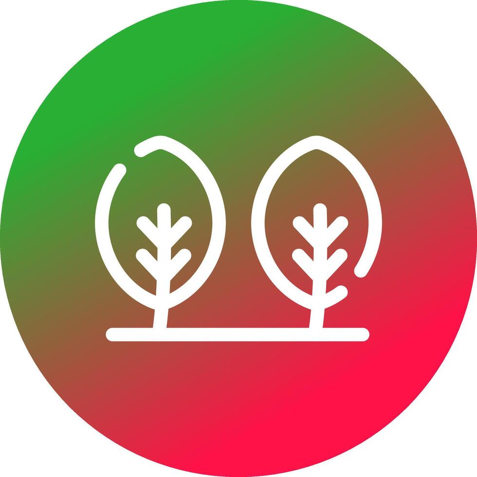 Blatt Pflanze kreativ Symbol Design vektor
