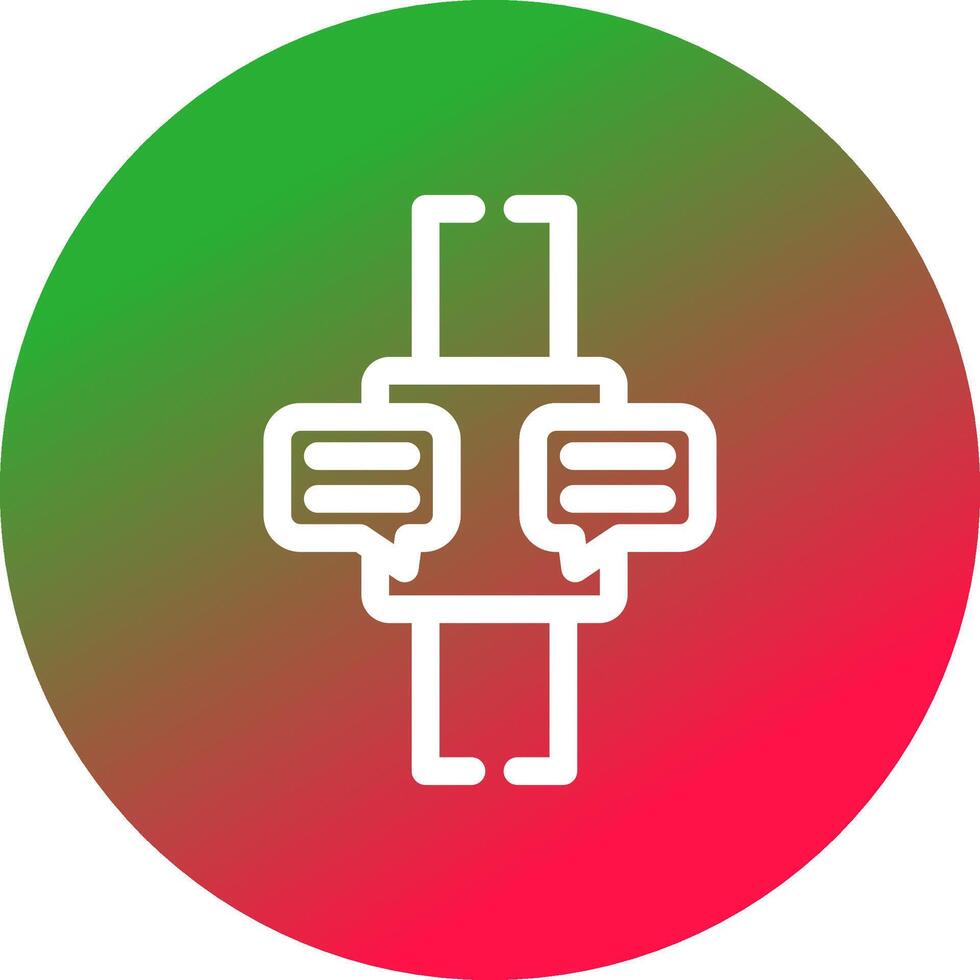 Smartwatch kreatives Icon-Design vektor