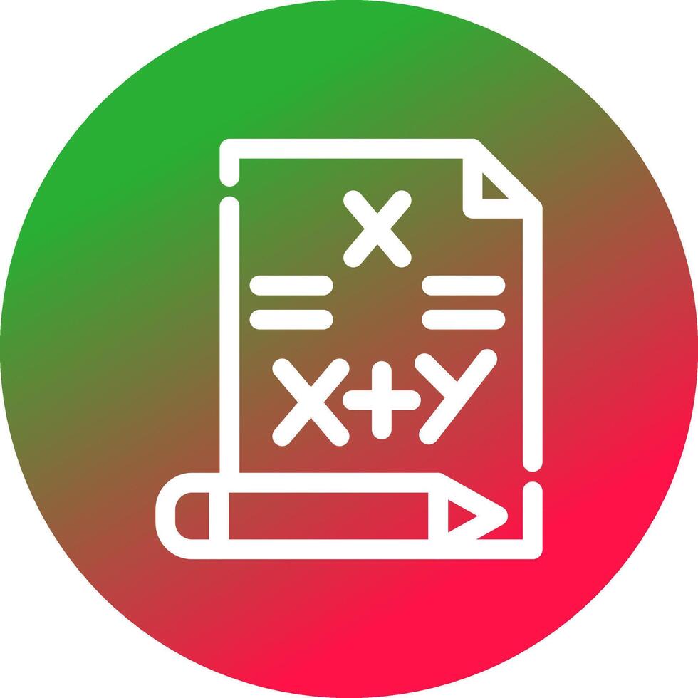 Mathe kreatives Icon-Design vektor