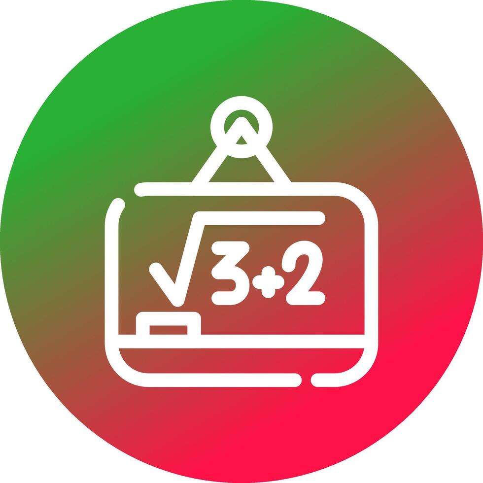 Whiteboard kreatives Icon-Design vektor