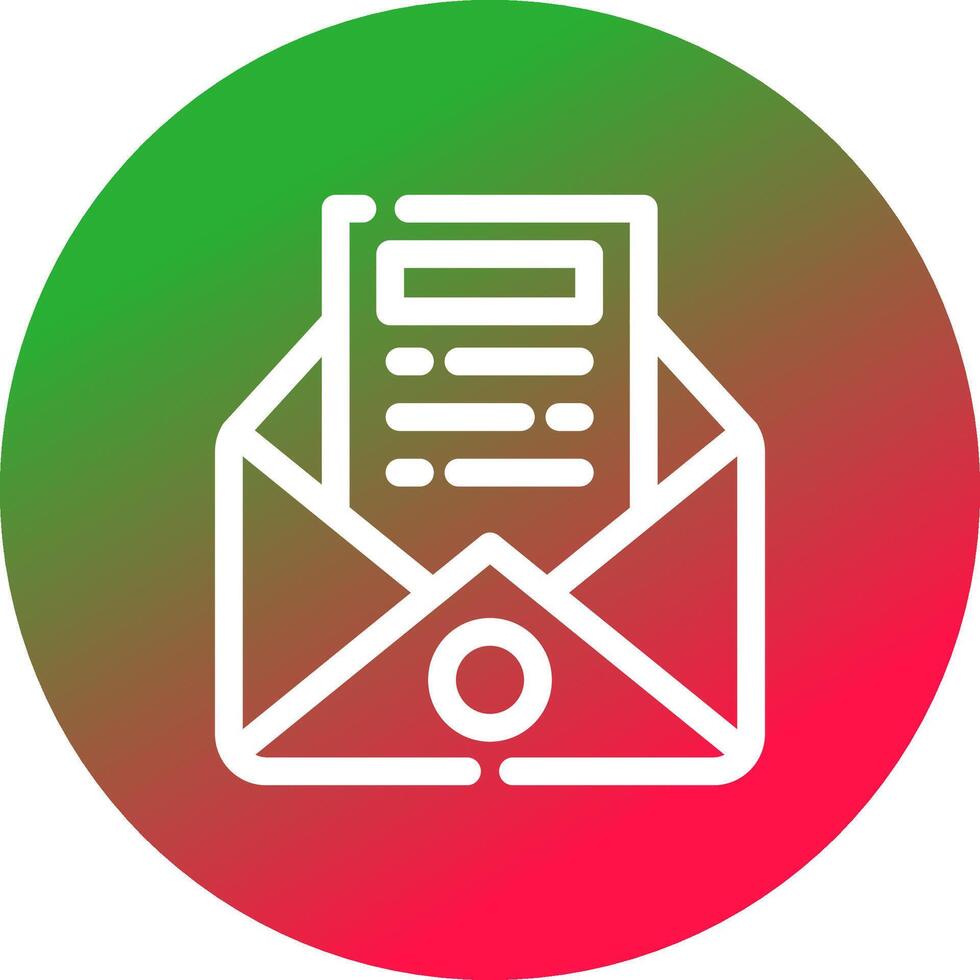 E-Mail kreatives Icon-Design vektor