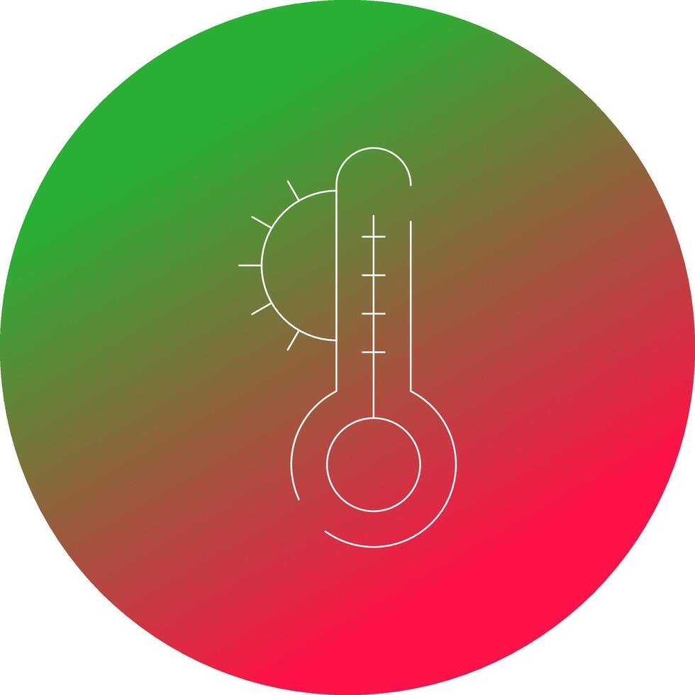 temperatur kreativ ikon design vektor