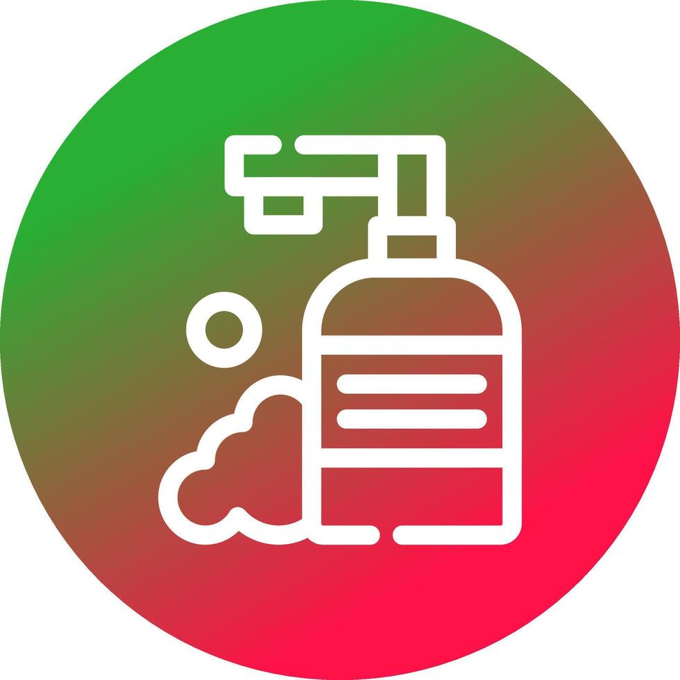 Shampoo kreatives Icon-Design vektor