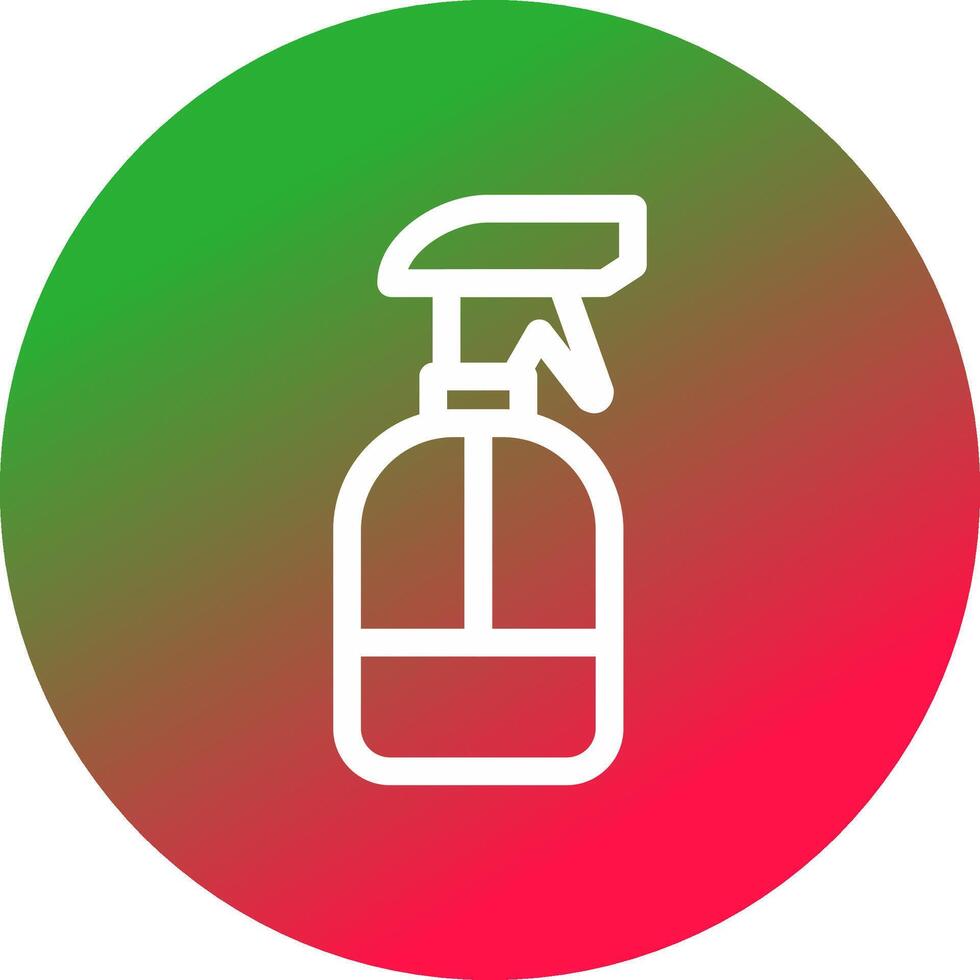 Sprühflasche kreatives Icon-Design vektor