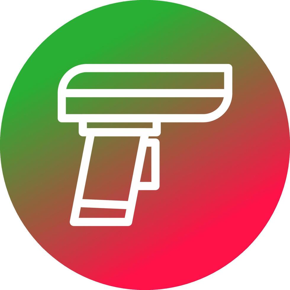 Barcode-Scanner kreatives Icon-Design vektor