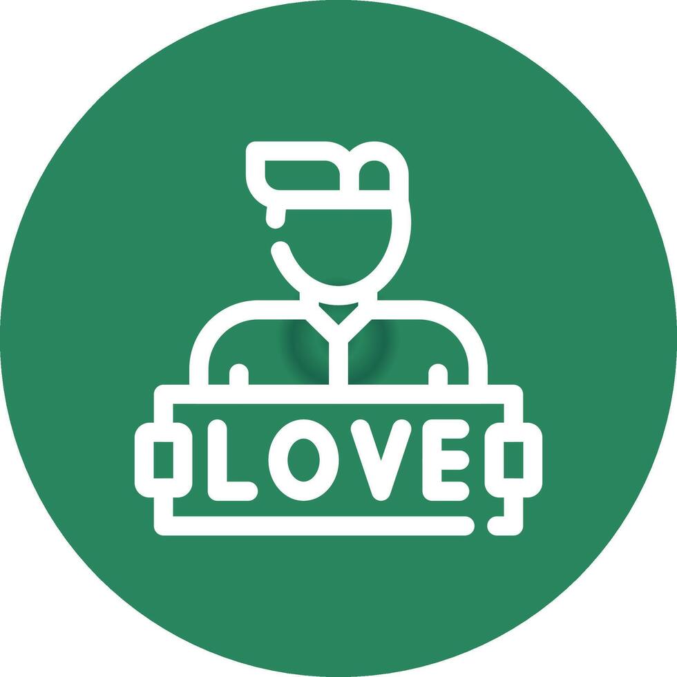 liebe kreatives Icon-Design vektor