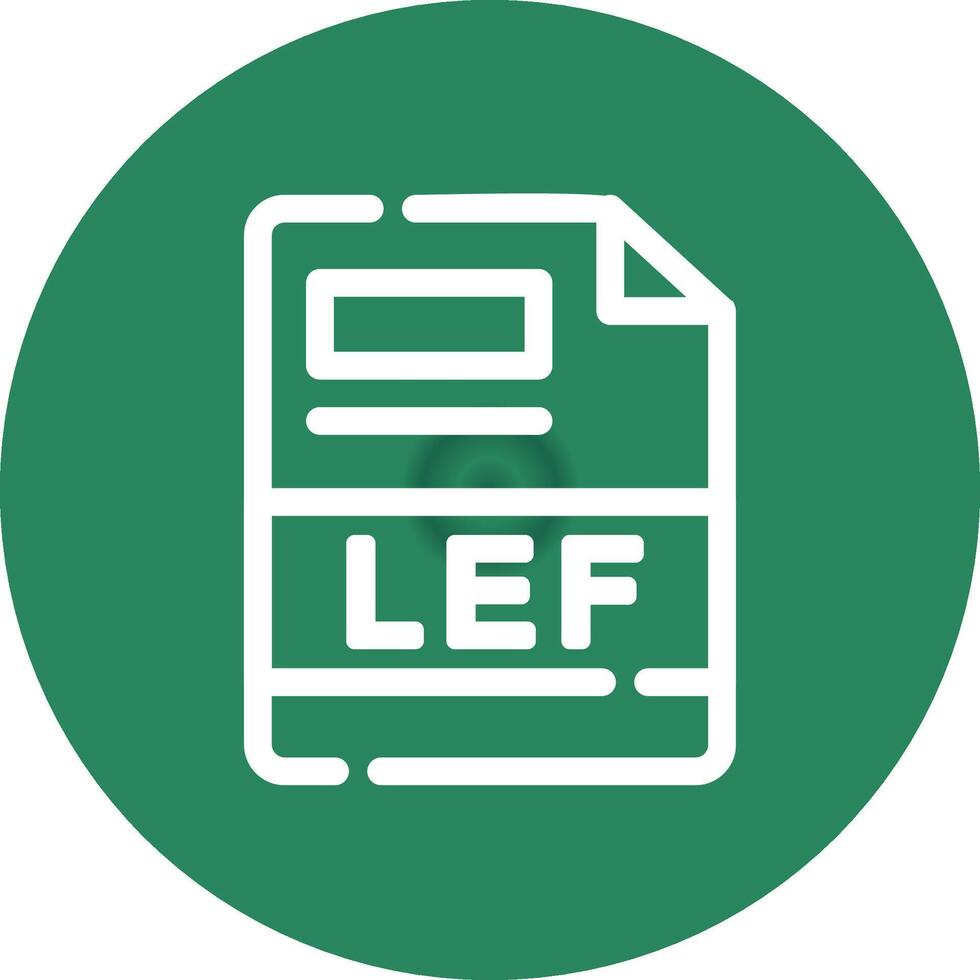 lef kreativ Symbol Design vektor