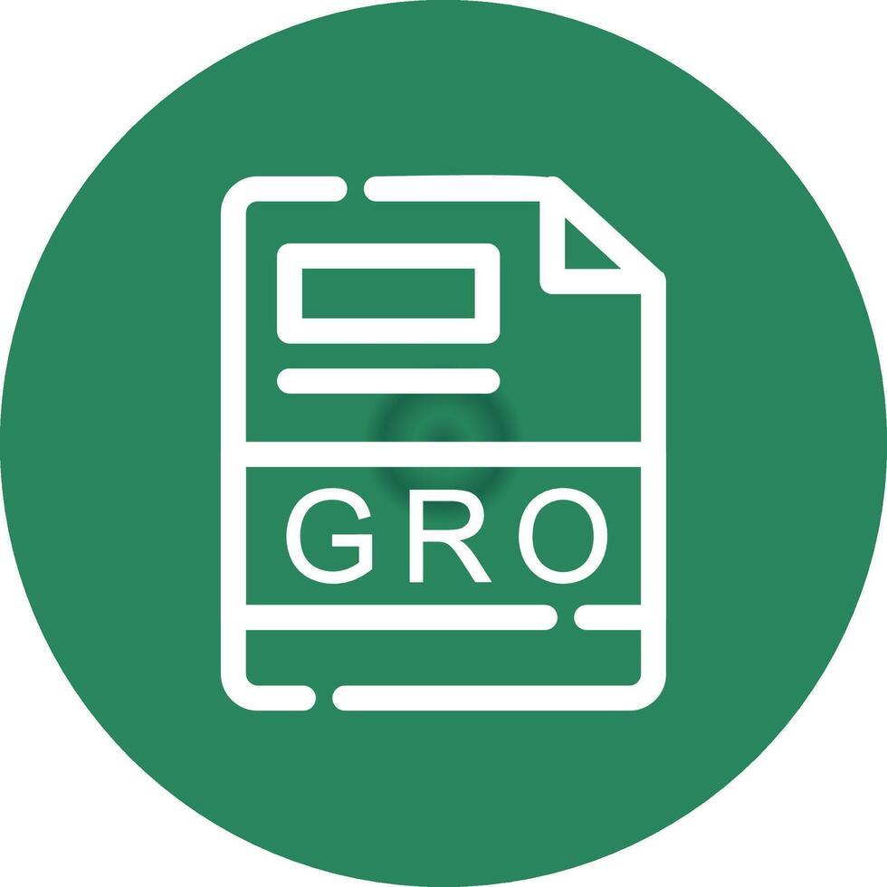 gro kreativ Symbol Design vektor