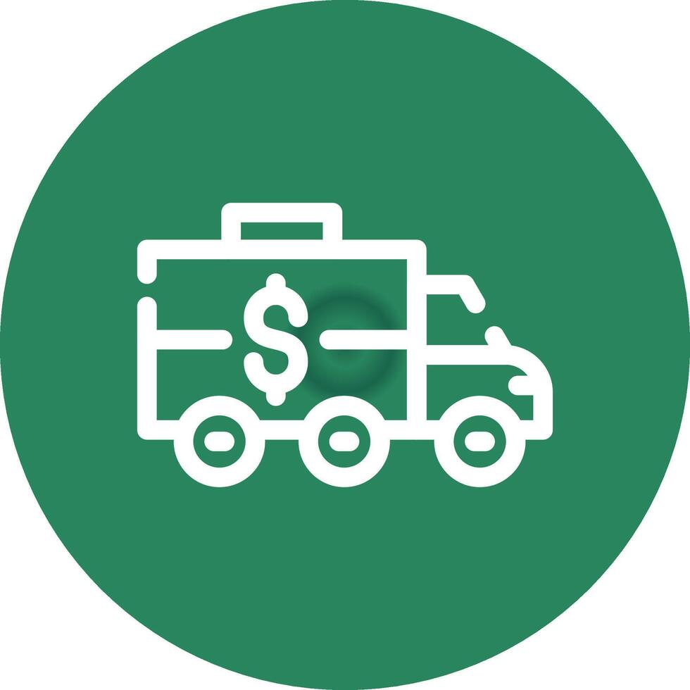 Bankwagen kreatives Icon-Design vektor