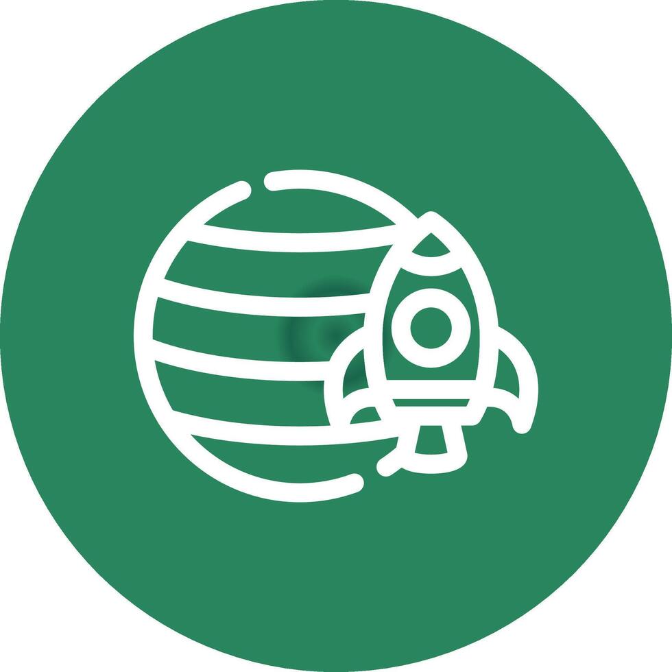 Planet kreatives Icon-Design vektor