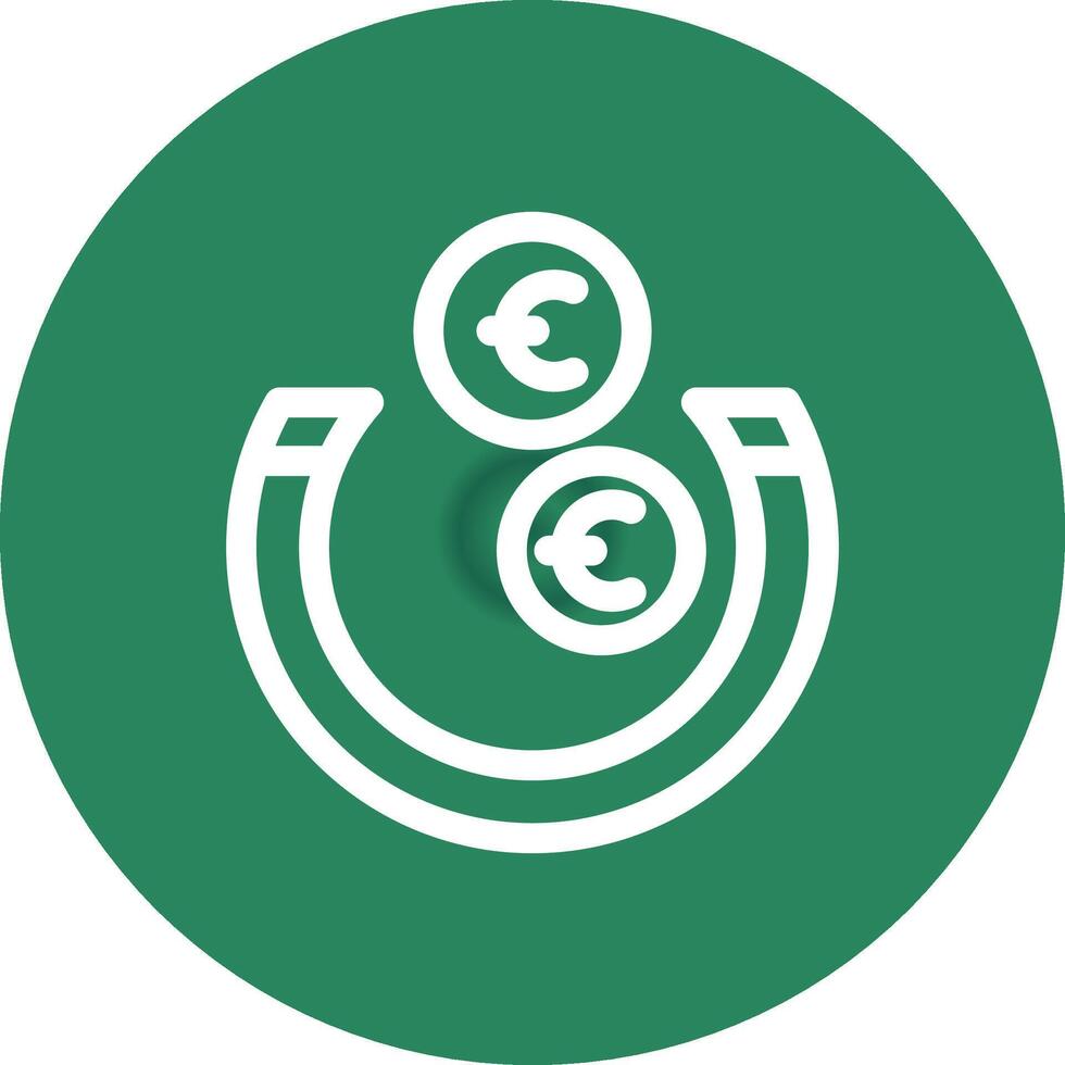 kreatives Icon-Design für Geldattraktionen vektor