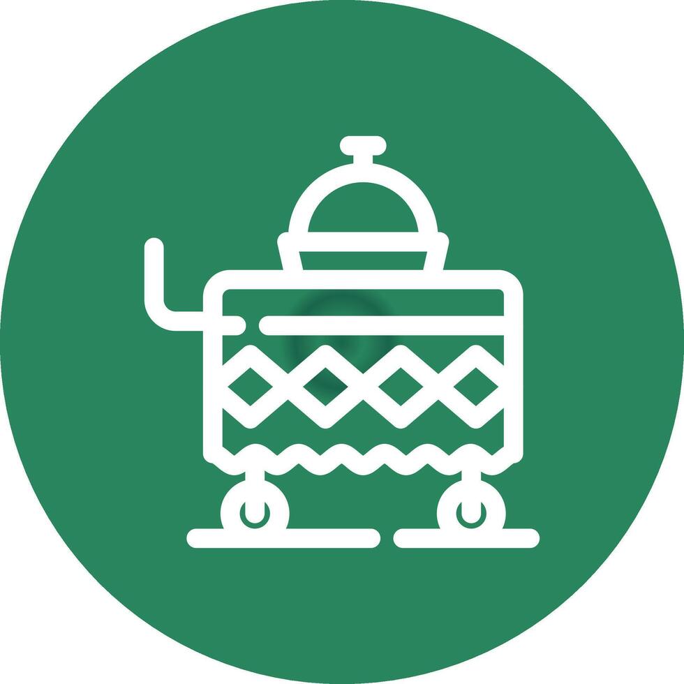 Food Cart kreatives Icon-Design vektor