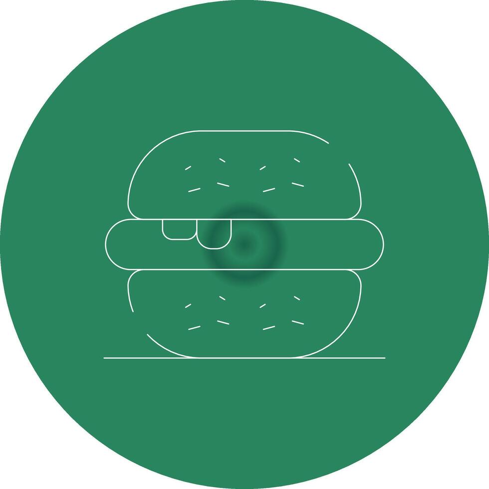 Burger kreativ Symbol Design vektor