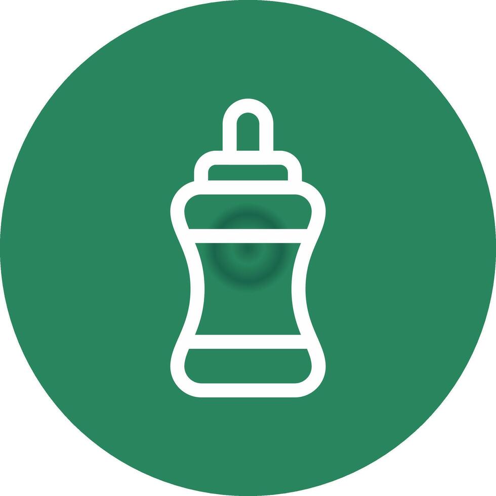 Wasserflasche kreatives Icon-Design vektor