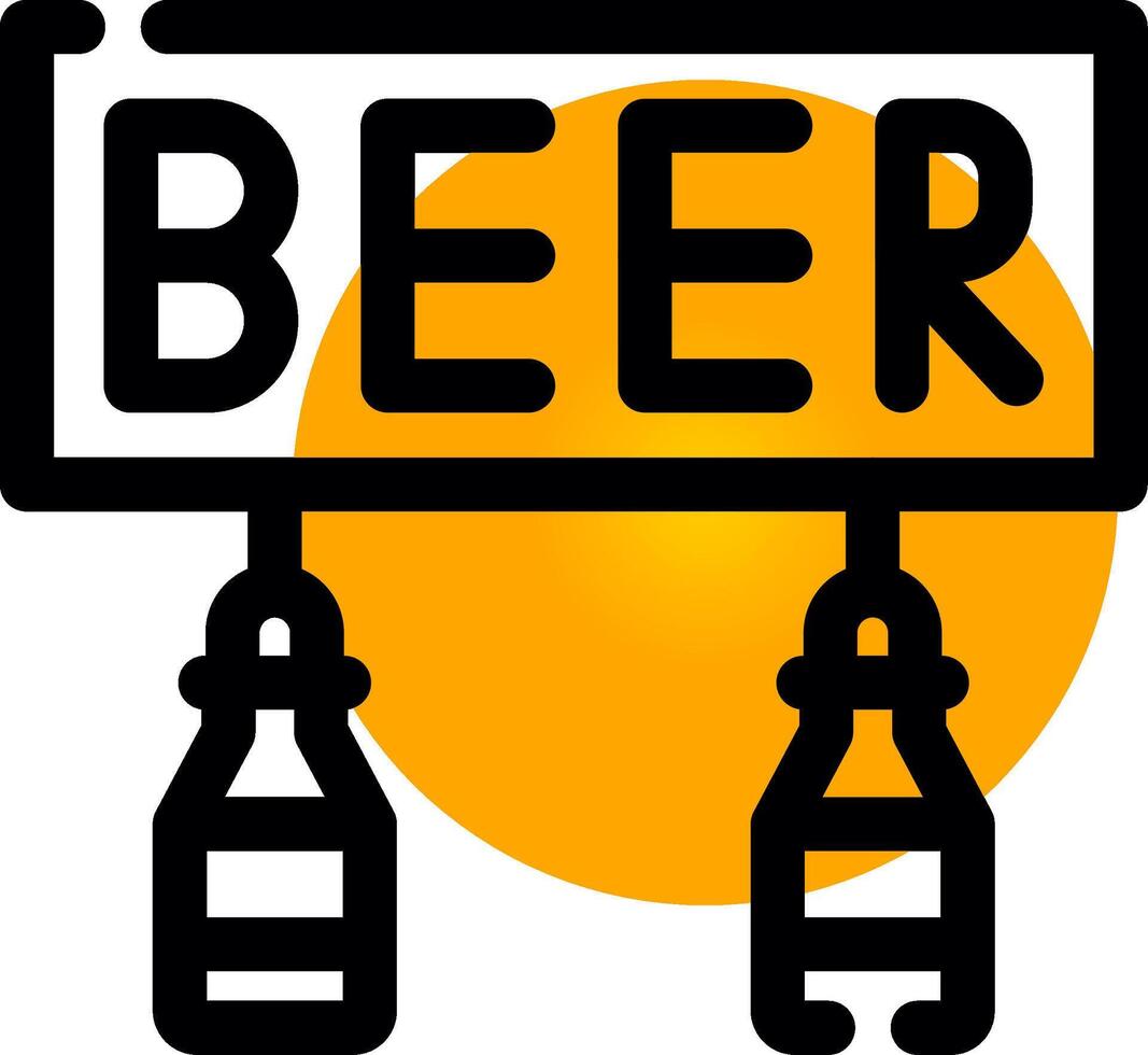 Biere kreativ Symbol Design vektor