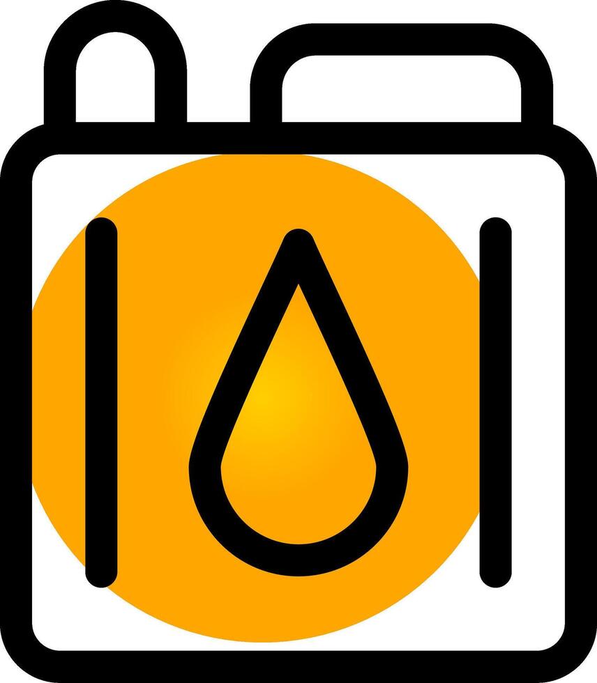 bensin kreativ ikon design vektor