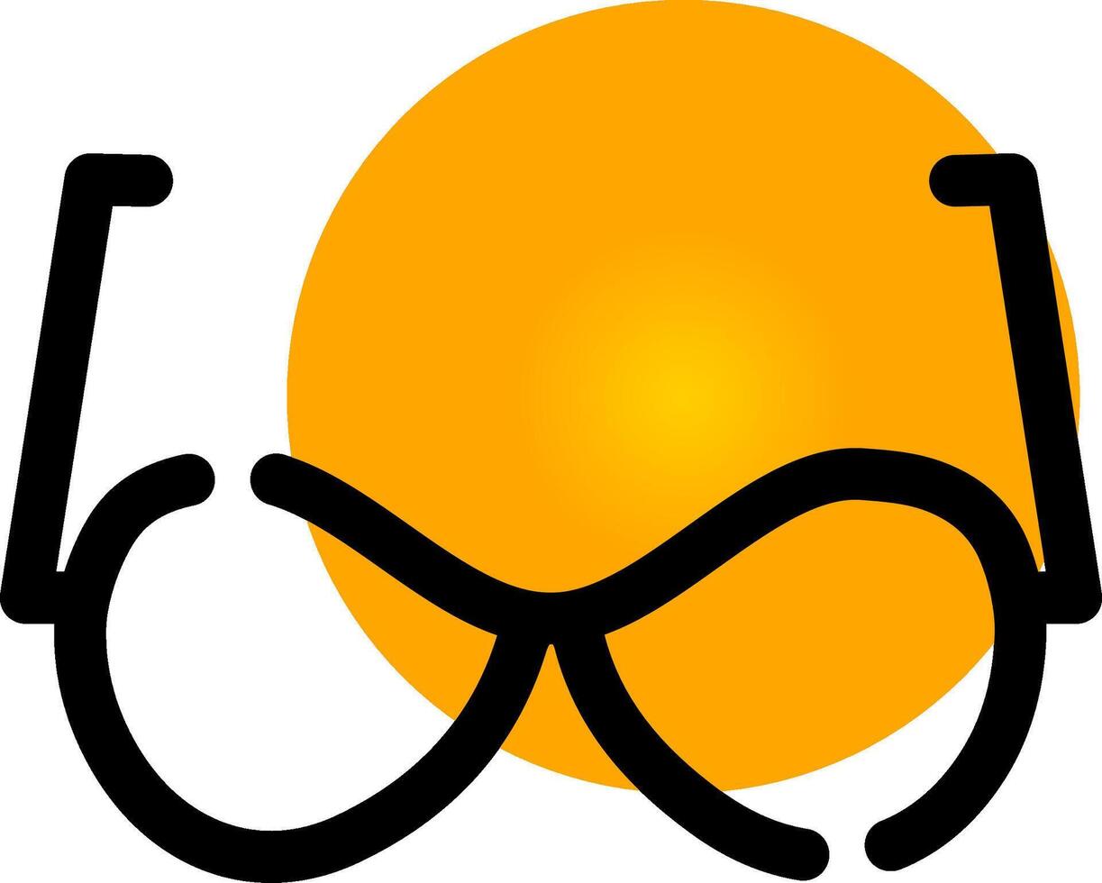 Sonnenbrille kreatives Icon-Design vektor