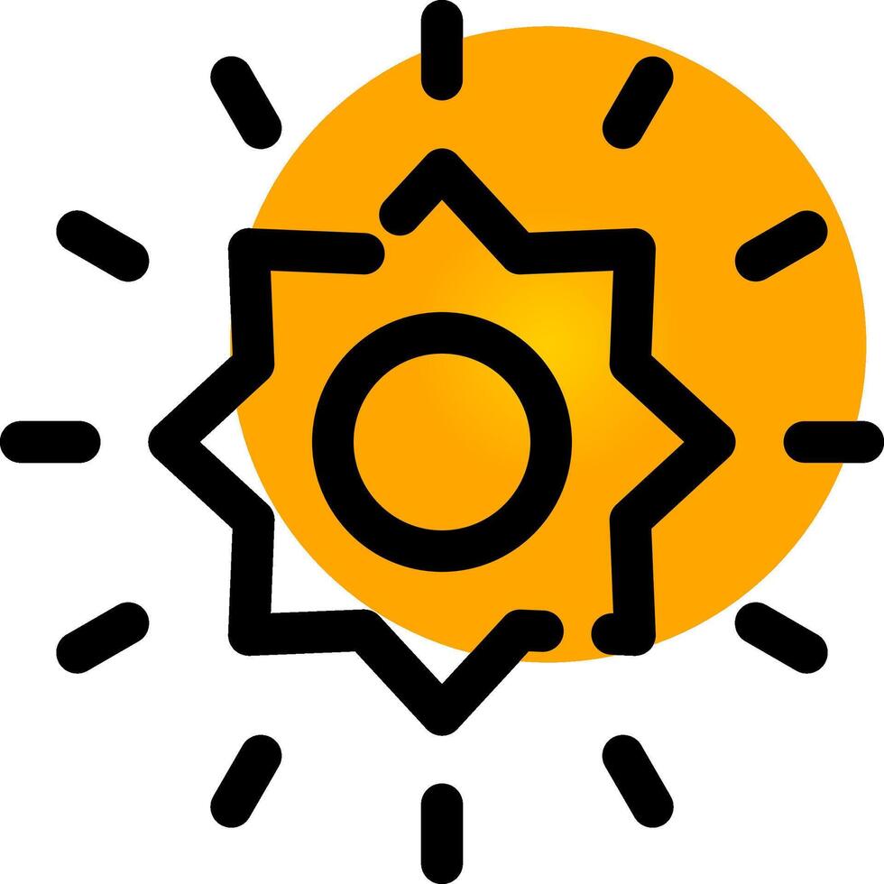 Sonne kreatives Icon-Design vektor