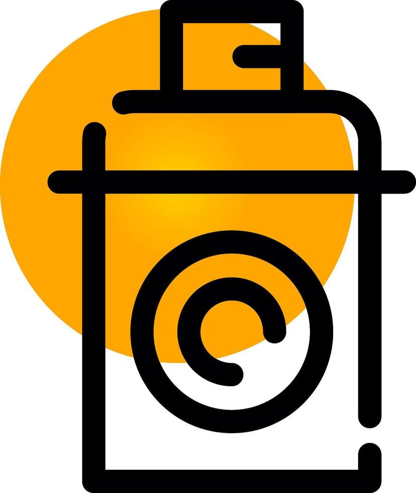 Sprühfarbe kreatives Icon-Design vektor