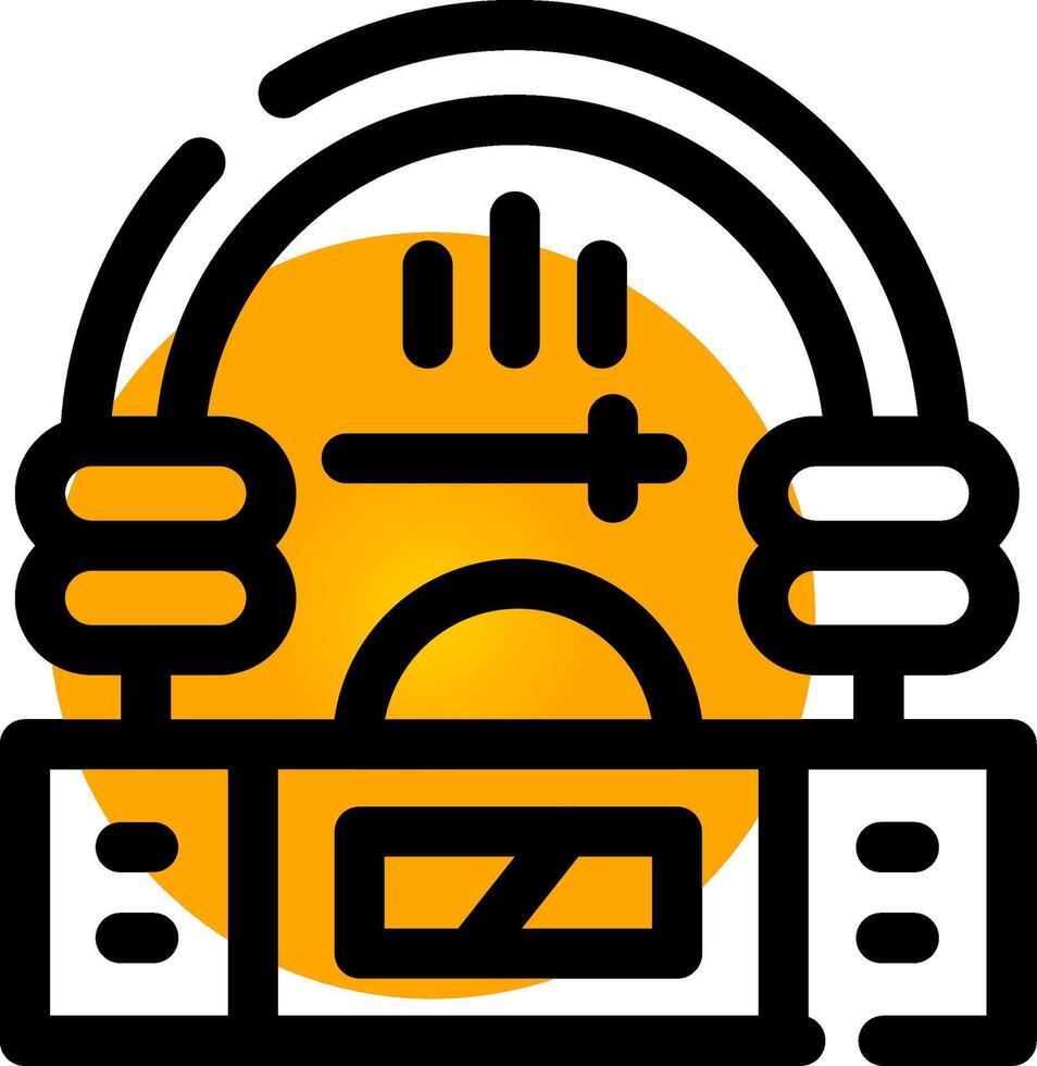 Jukebox kreatives Icon-Design vektor