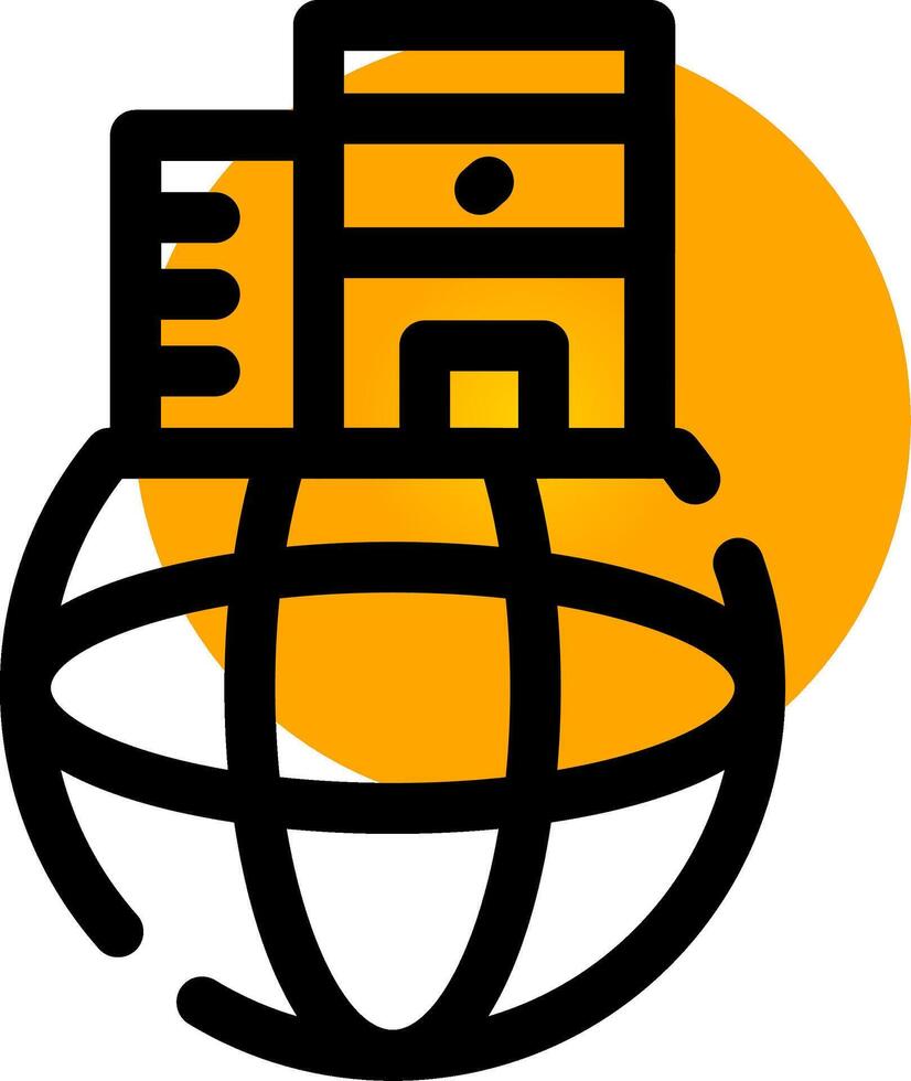 global Marketing kreativ Symbol Design vektor