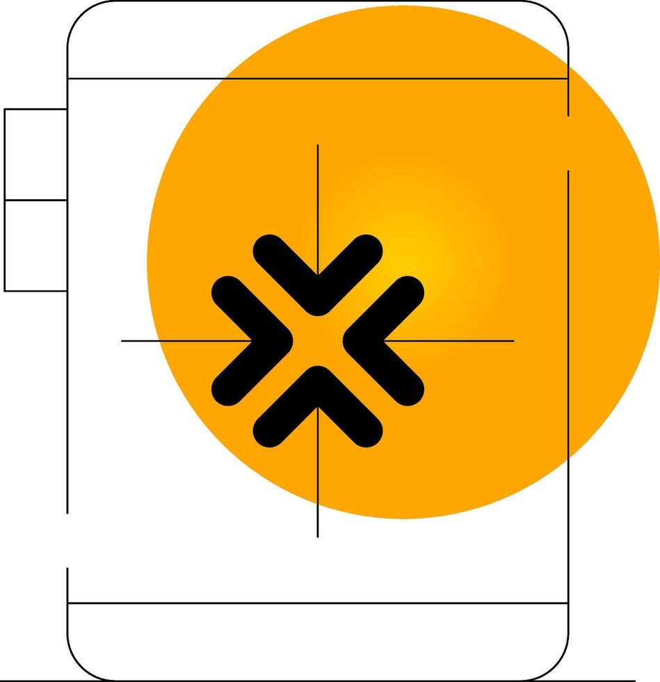 Konvergenz kreativ Symbol Design vektor