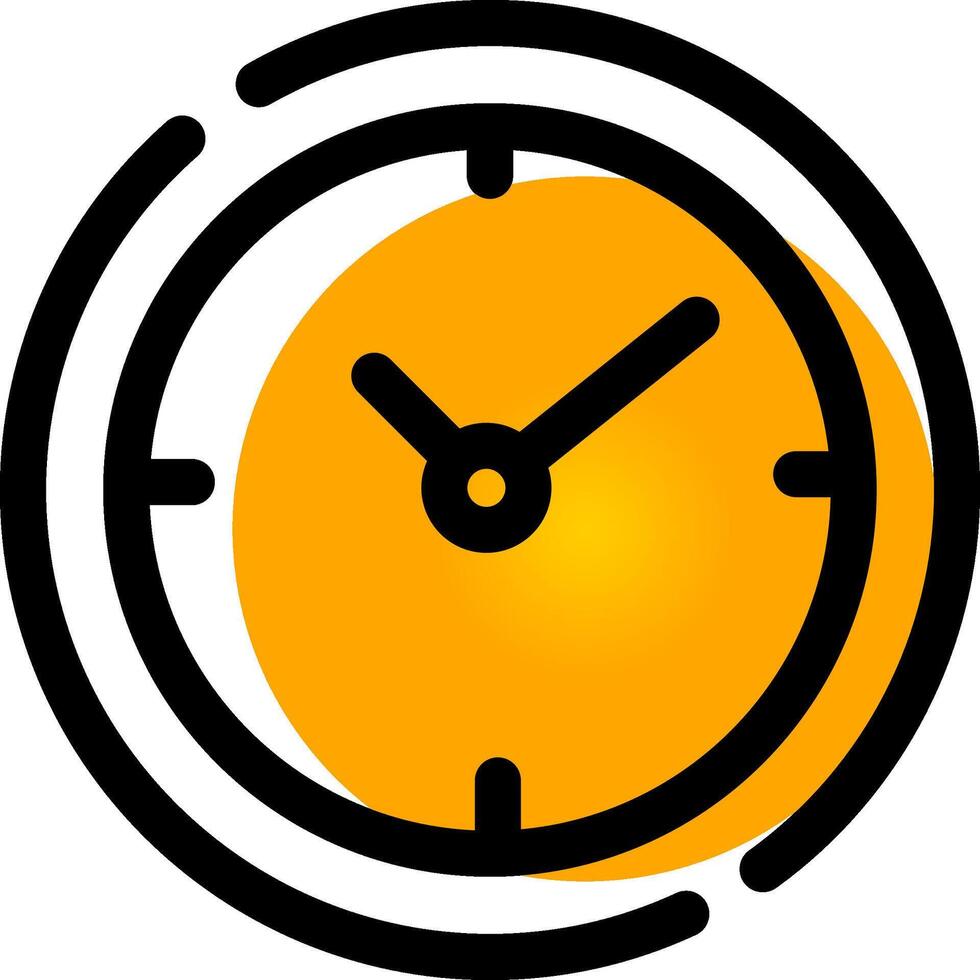 Uhr kreatives Icon-Design vektor