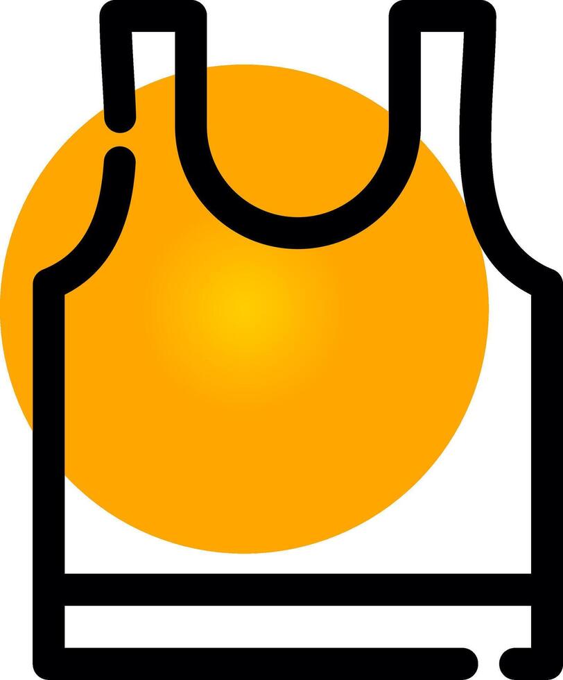 Tanktop kreatives Icon-Design vektor