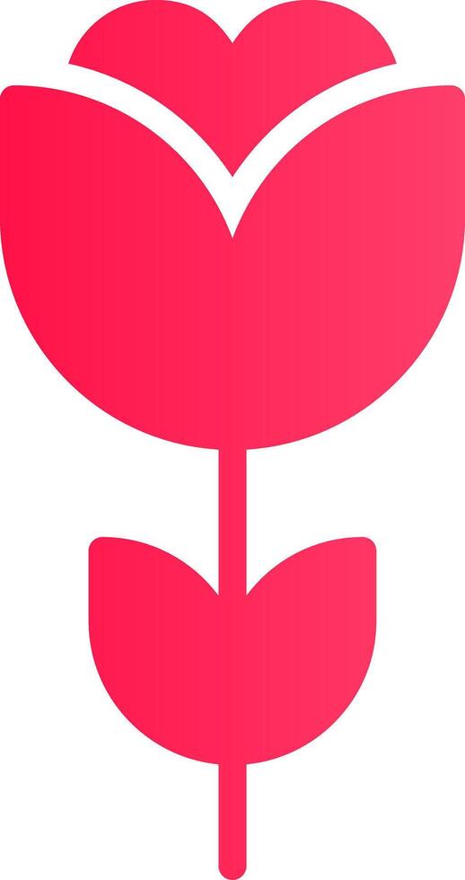 Blume Tulpe kreativ Symbol Design vektor