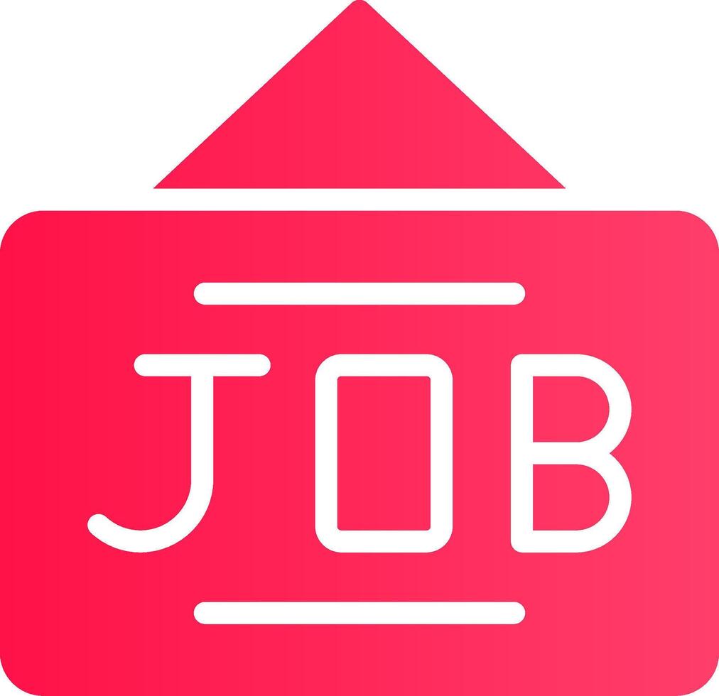 Job kreatives Icon-Design vektor